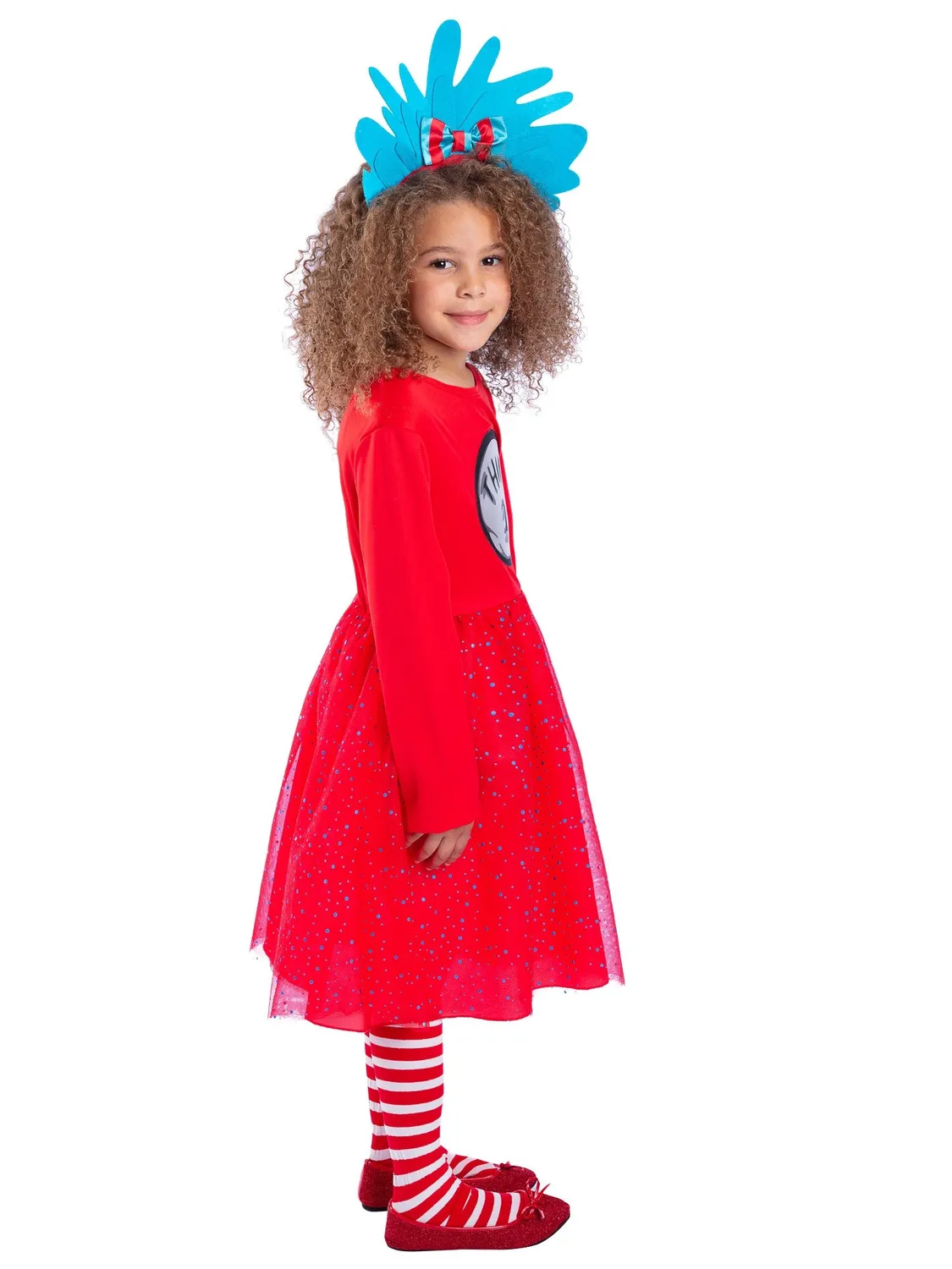 Smiffys Dr Seuss Thing costume bambina rosso 10-12 anni