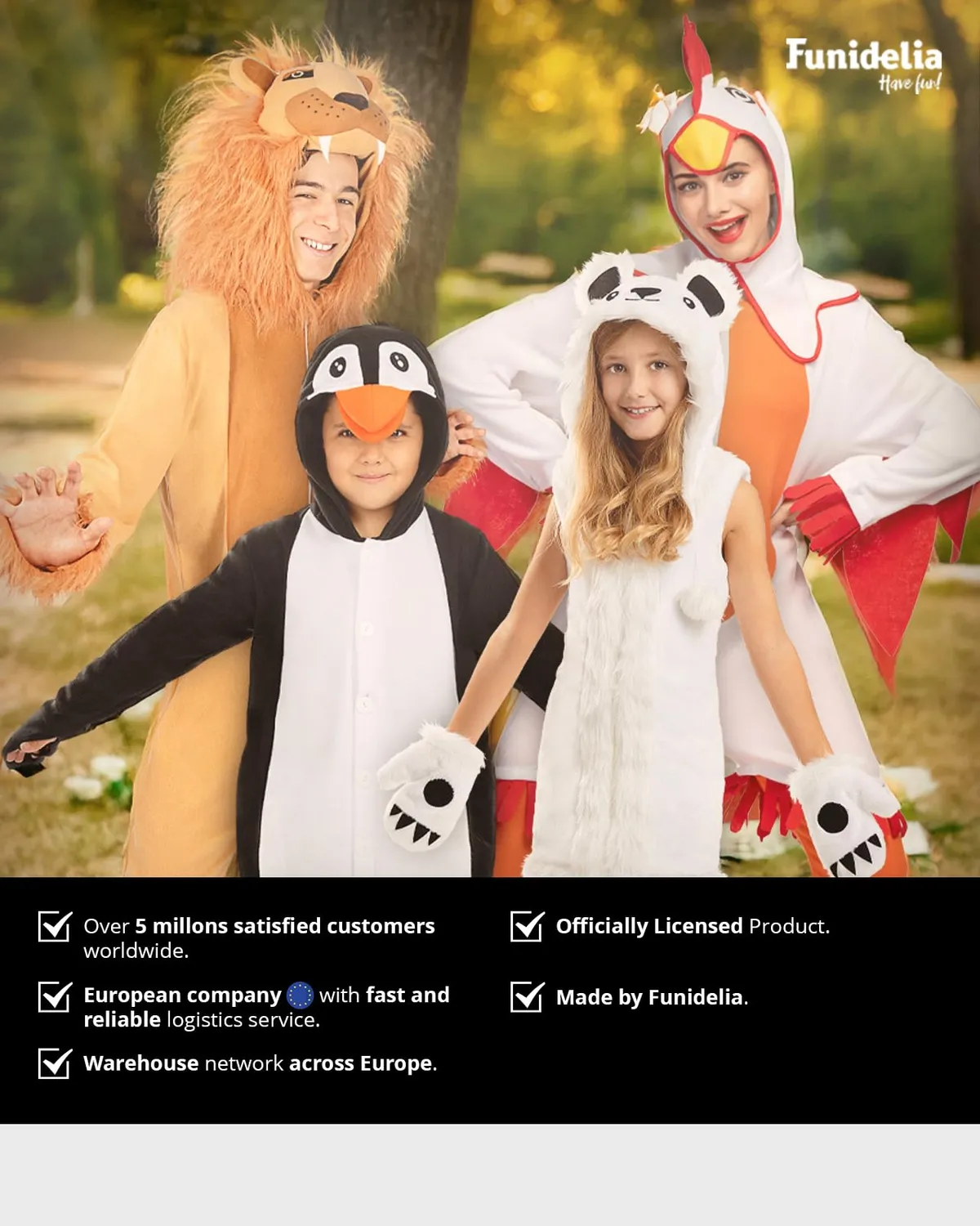 Funidelia pulcino costume bambini 5-6 anni giallo
