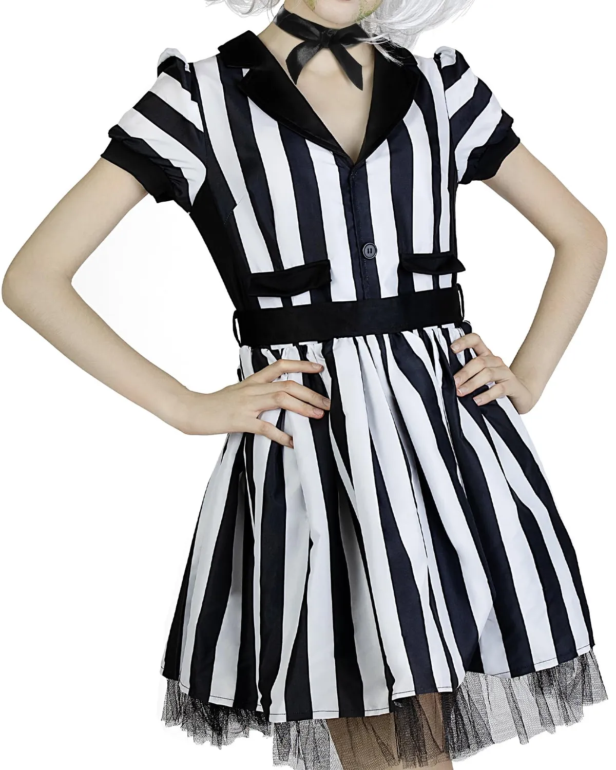 Funidelia Beetlejuice costume donna S con parrucca