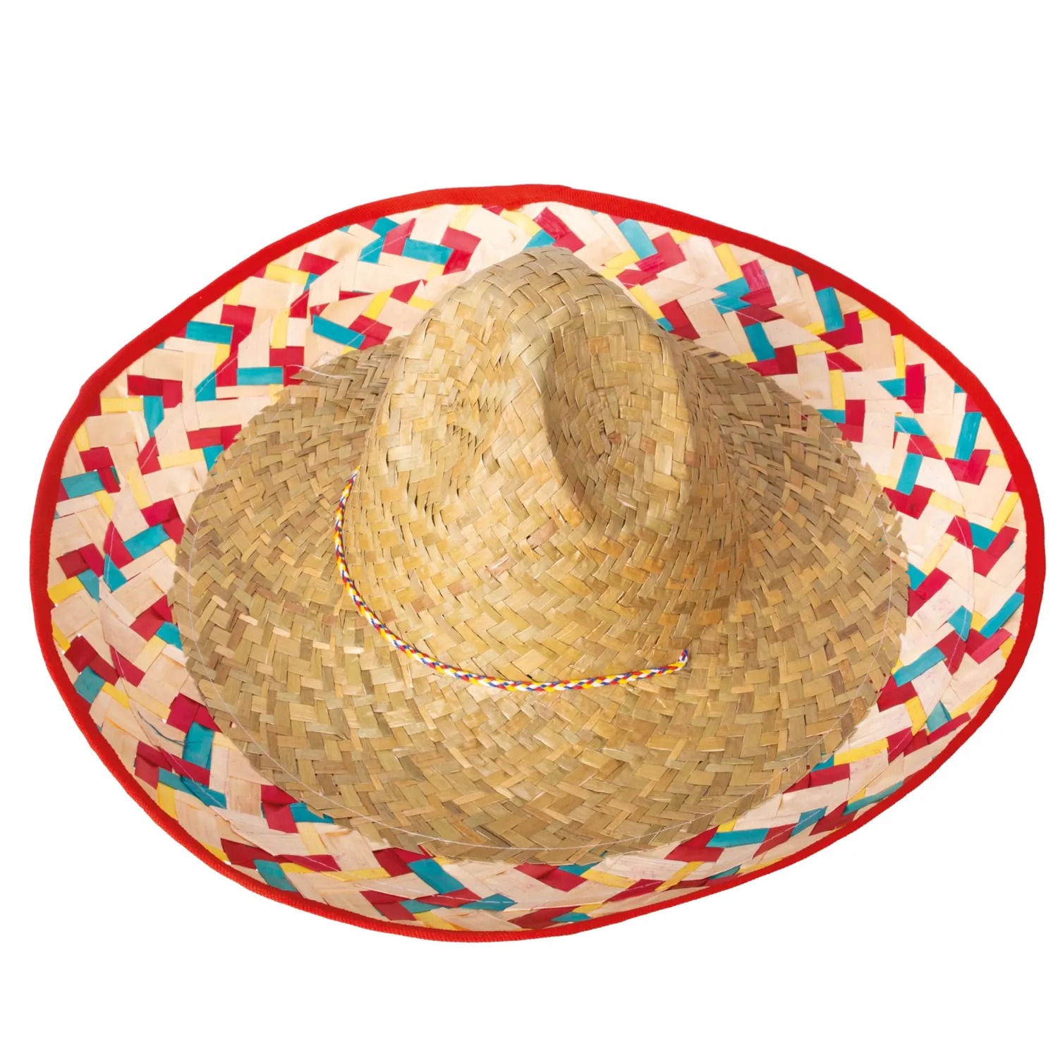 P'tit Clown 95417 Sombrero Cappello Paglia Adulto Multicolore