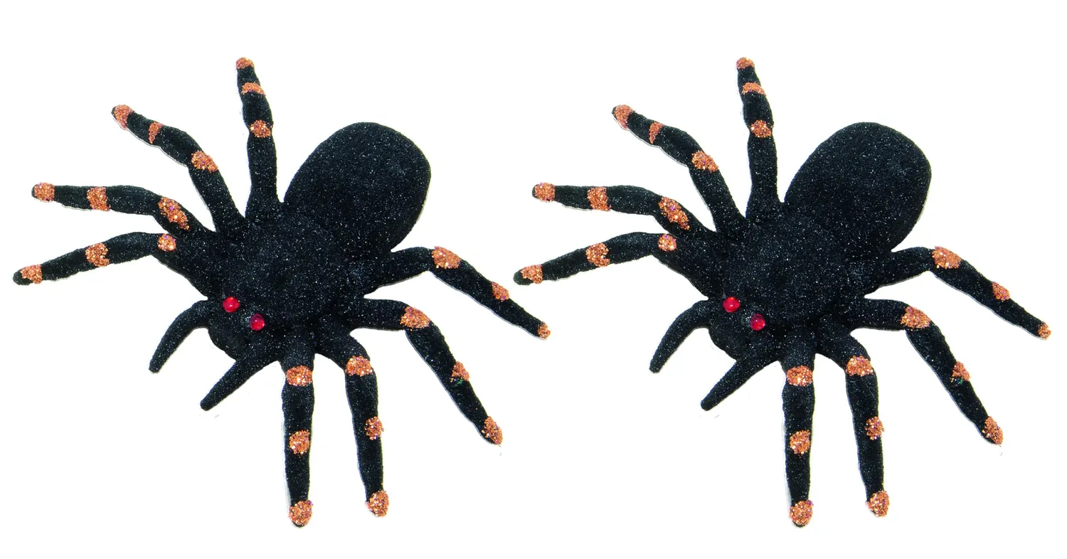 P'tit Clown ragni neri 11 cm confezione 2 pezzi Halloween