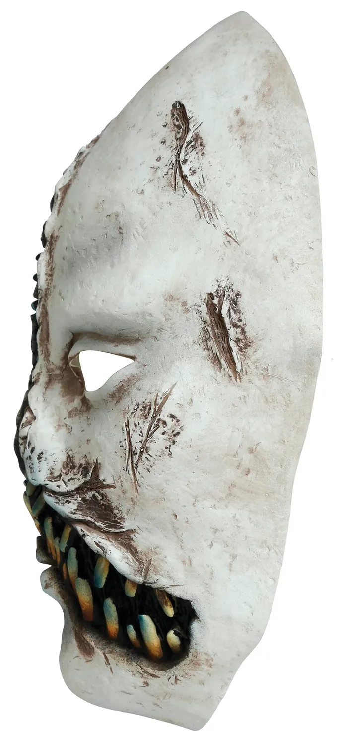 Guirca Mostro con Denti maschera lattice grigia adulto
