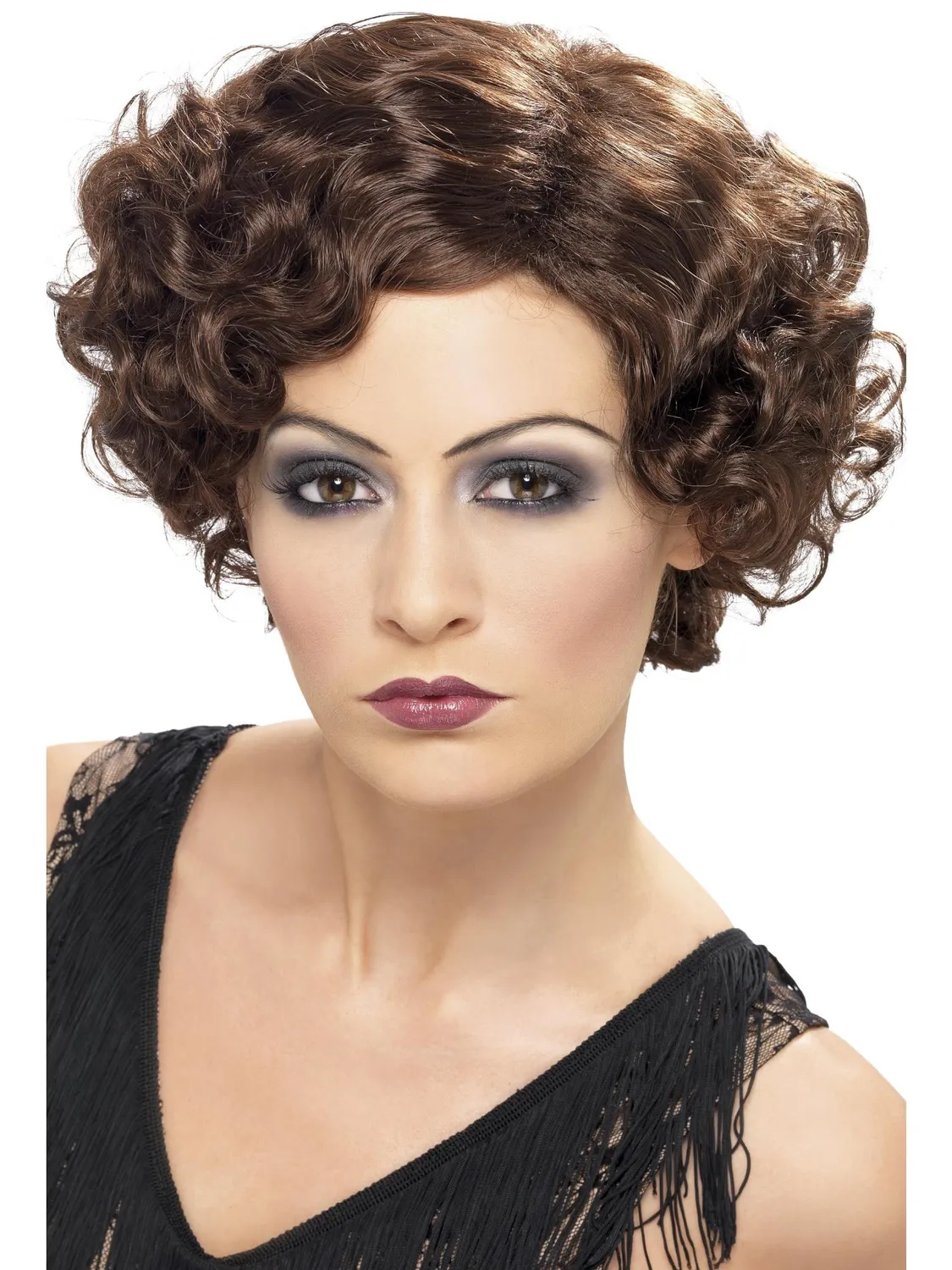 Smiffys 20s Flirty Flapper parrucca bionda corta riccia
