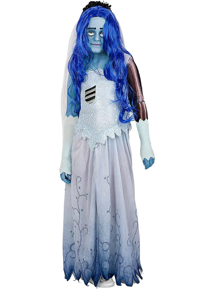 Funidelia Sposa Cadavere parrucca bambina grigia