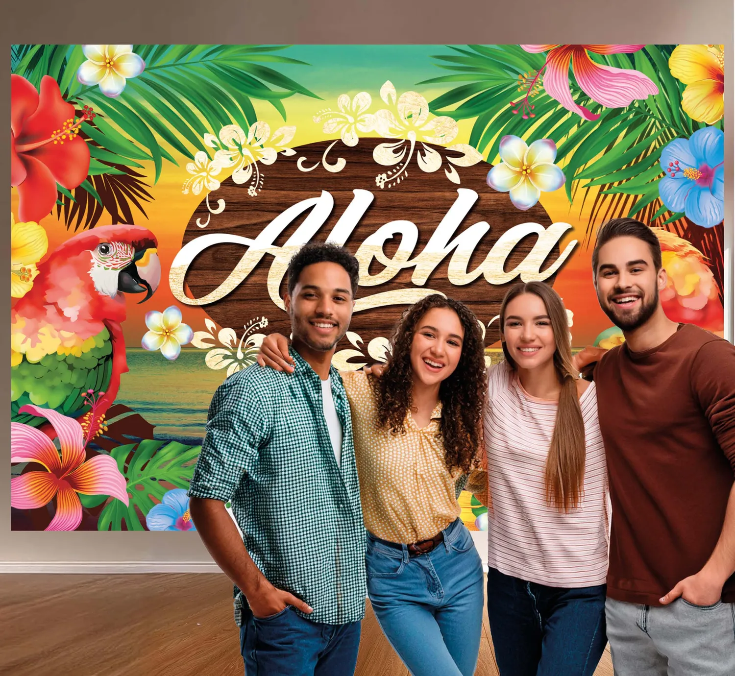 Fiestas Guirca Fondale Photocall Graduato PVC 220x150 cm