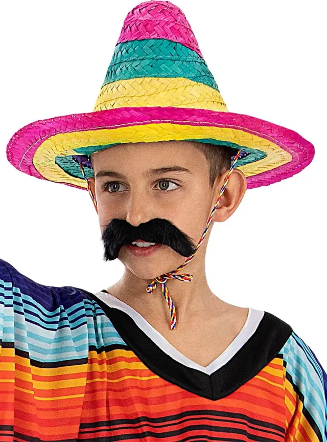 Funidelia Messico Sombrero Bambino Giallo Colorato