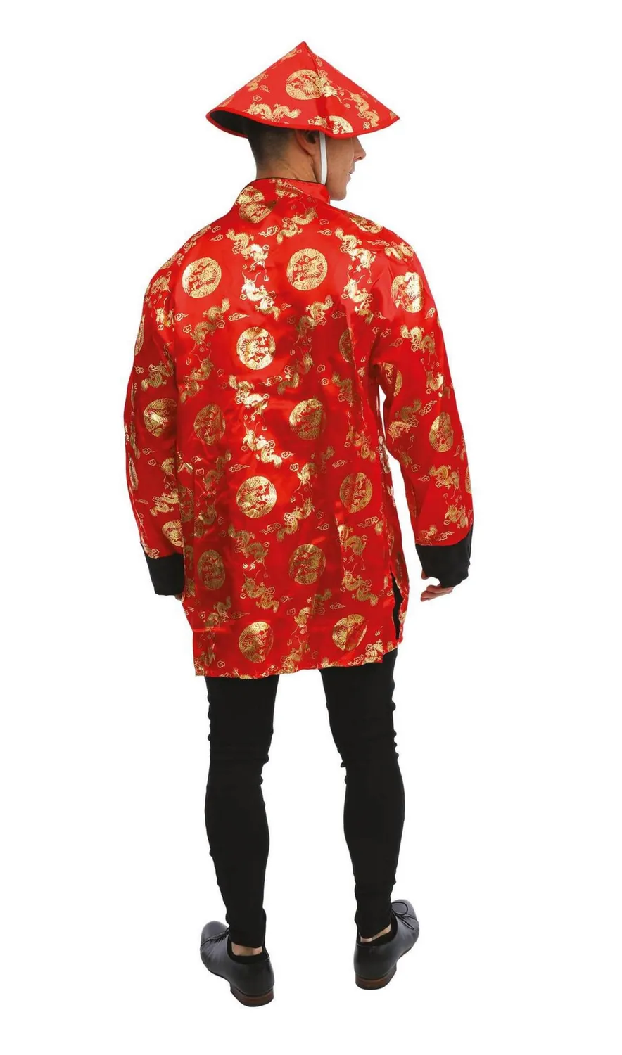 P'tit Clown Capodanno Cinese costume rosso L-XL poliestere