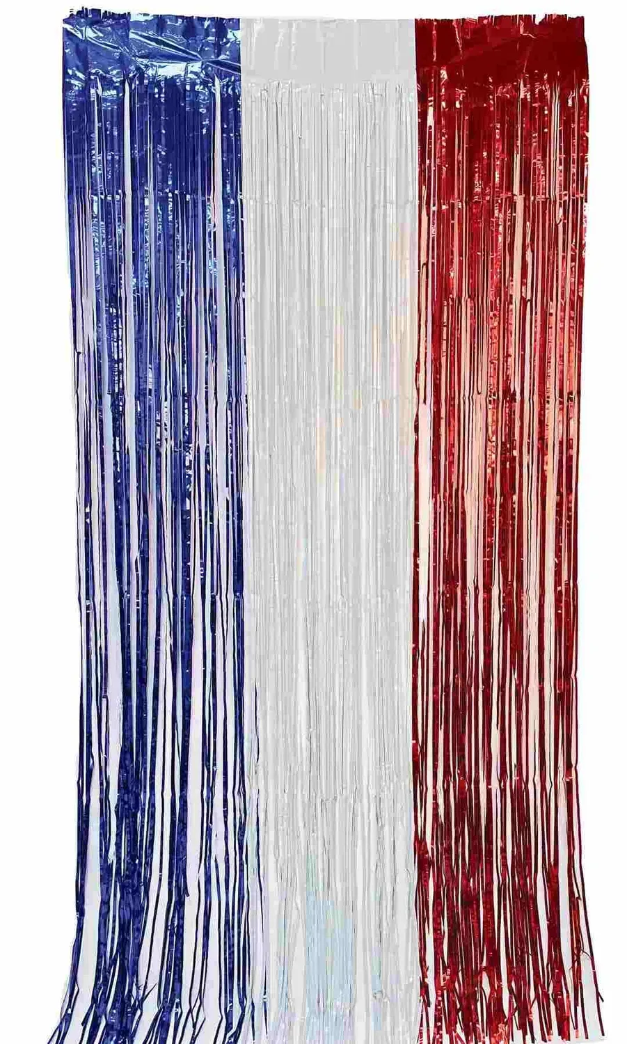 P'tit Clown tenda frange blu bianco rosso 200x100 cm