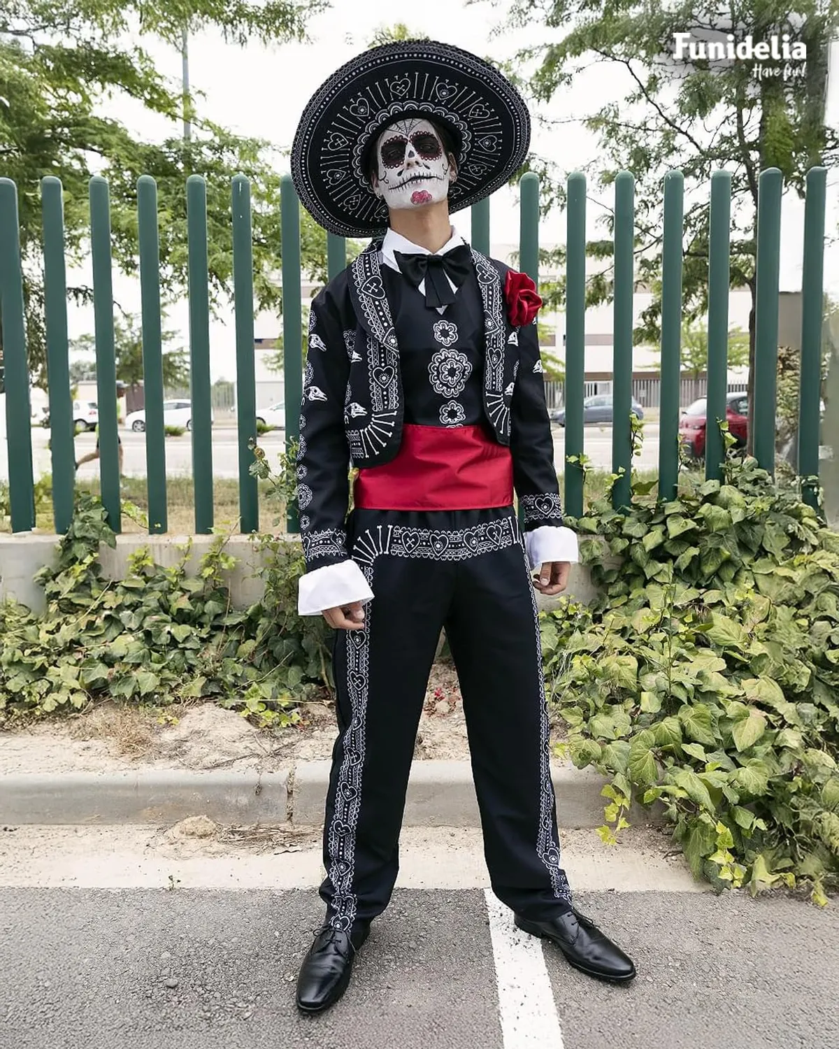 Funidelia Mariachi costume uomo L con cappello nero