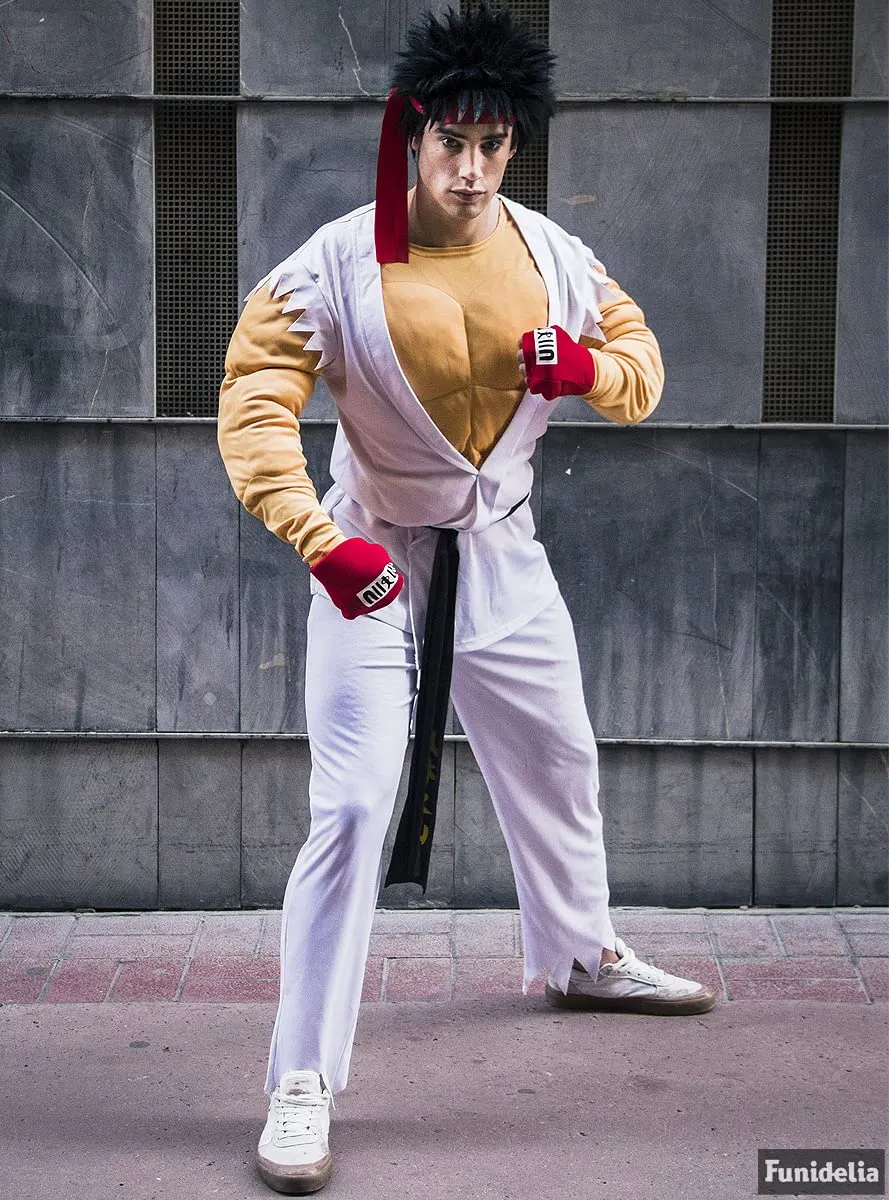 Funidelia Street Fighter Ryu costume uomo bianco ufficiale