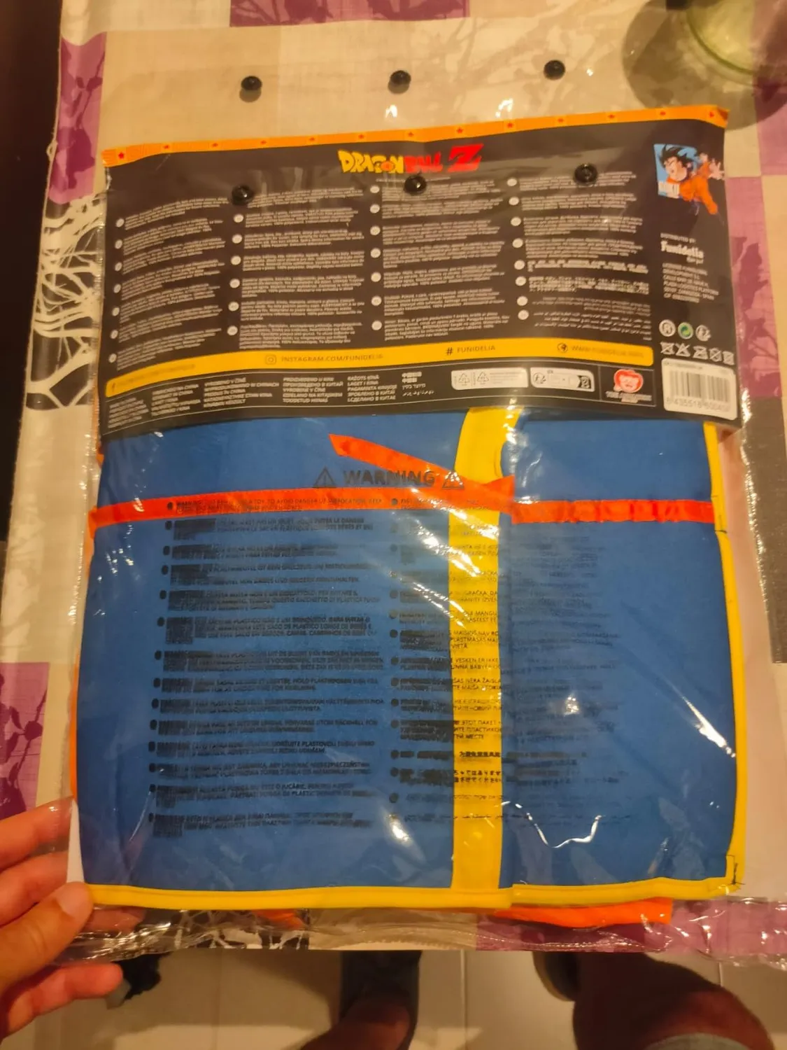 Funidelia Dragon Ball Goku Costume Uomo Arancione Ufficiale