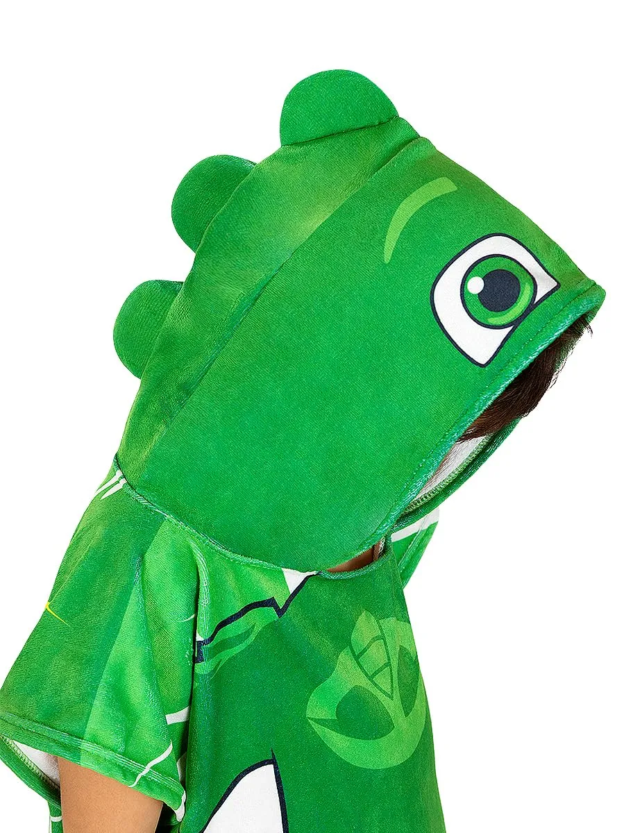 Funidelia PJ Masks Poncho mare Geco bimbo verde