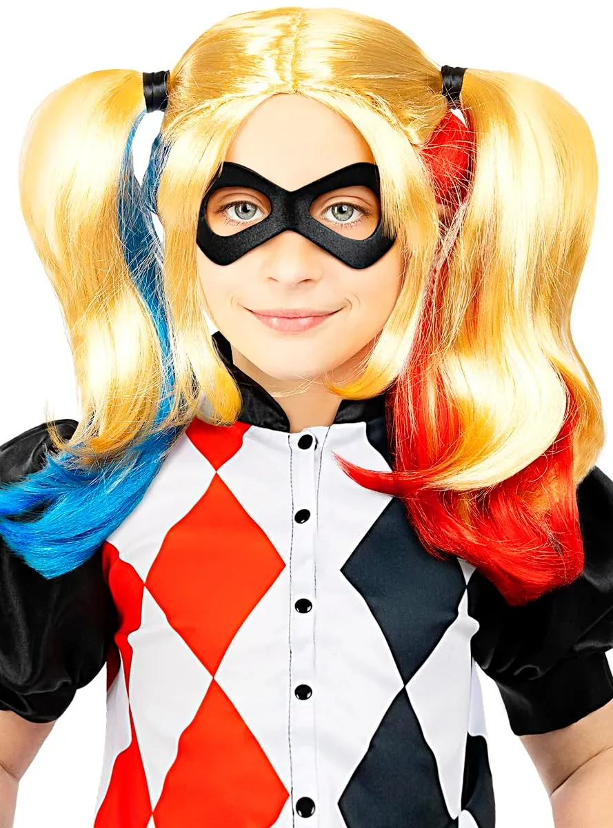 Funidelia Harley Quinn parrucca bambina gialla ufficiale