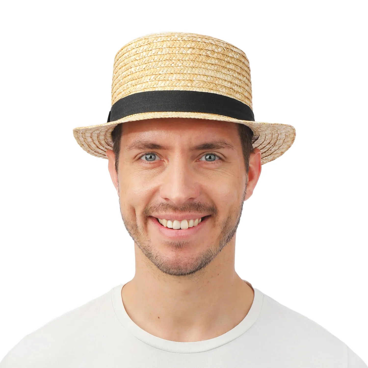 P'tit Clown canotiere cappello paglia adulto naturale