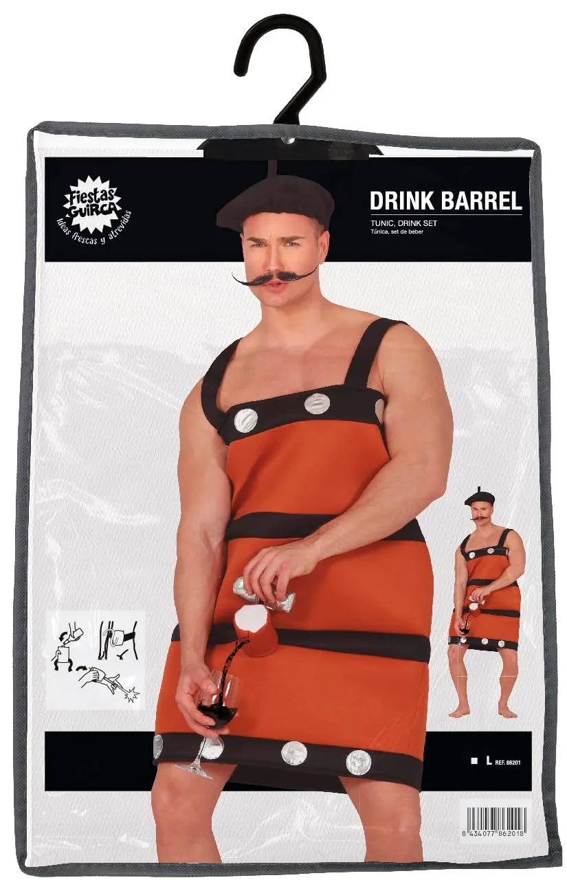 Guirca Barile Birra costume uomo taglia L tunica