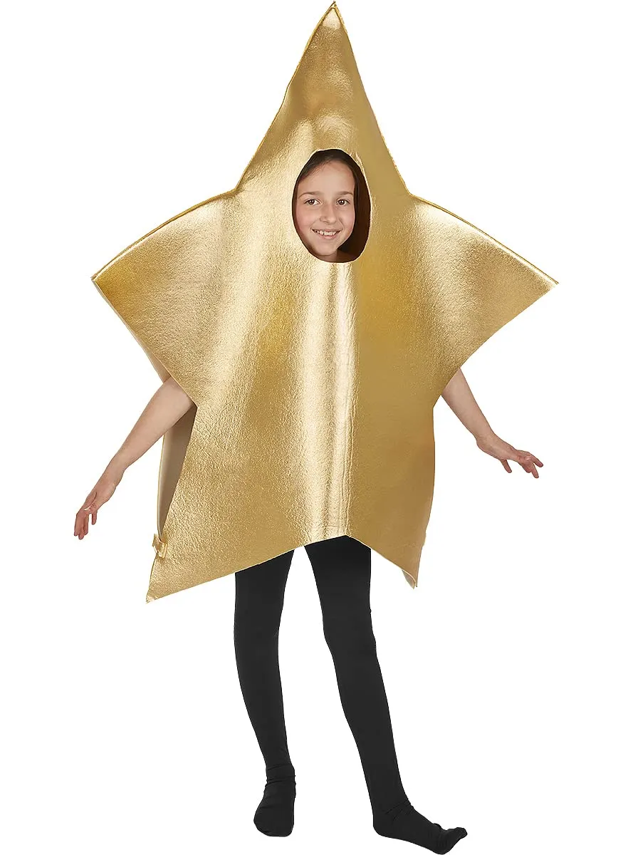 Funidelia Costume Stella Dorata Bambino 3-6 Anni Tunica