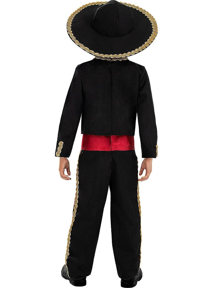 Funidelia costume mariachi bambino 3-4 anni marrone