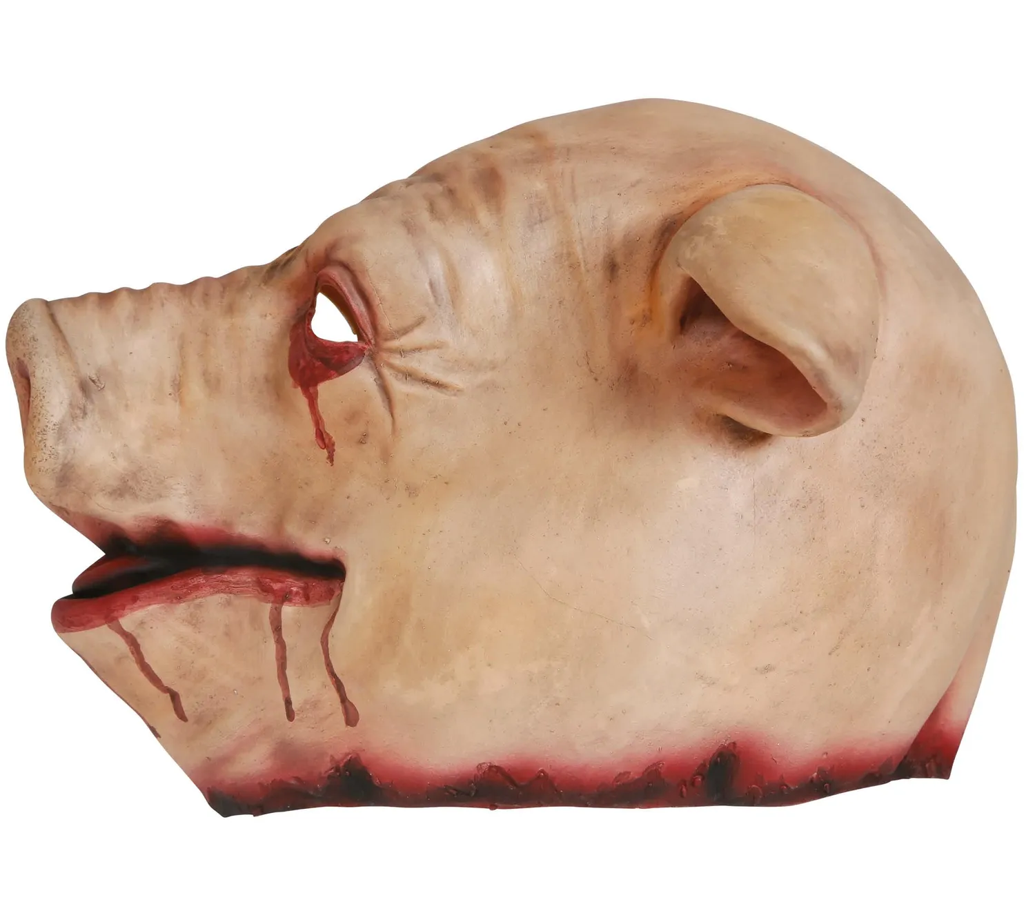Fiestas Guirca Maschera Maiale Horror lattice beige adulti