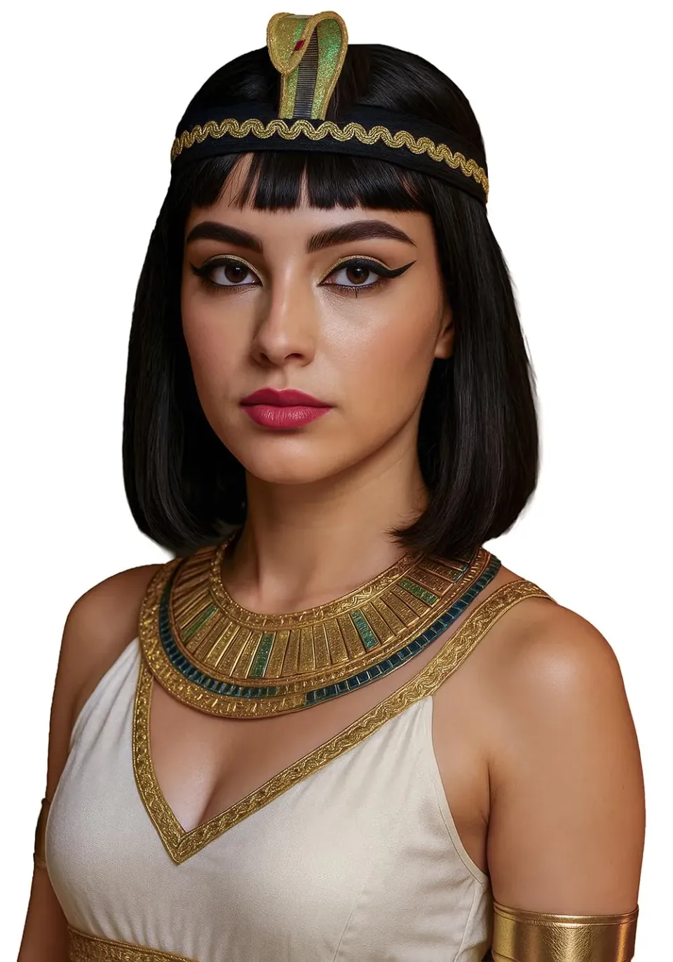 Guirca Cerchietto Egiziana Serpente Cleopatra Halloween
