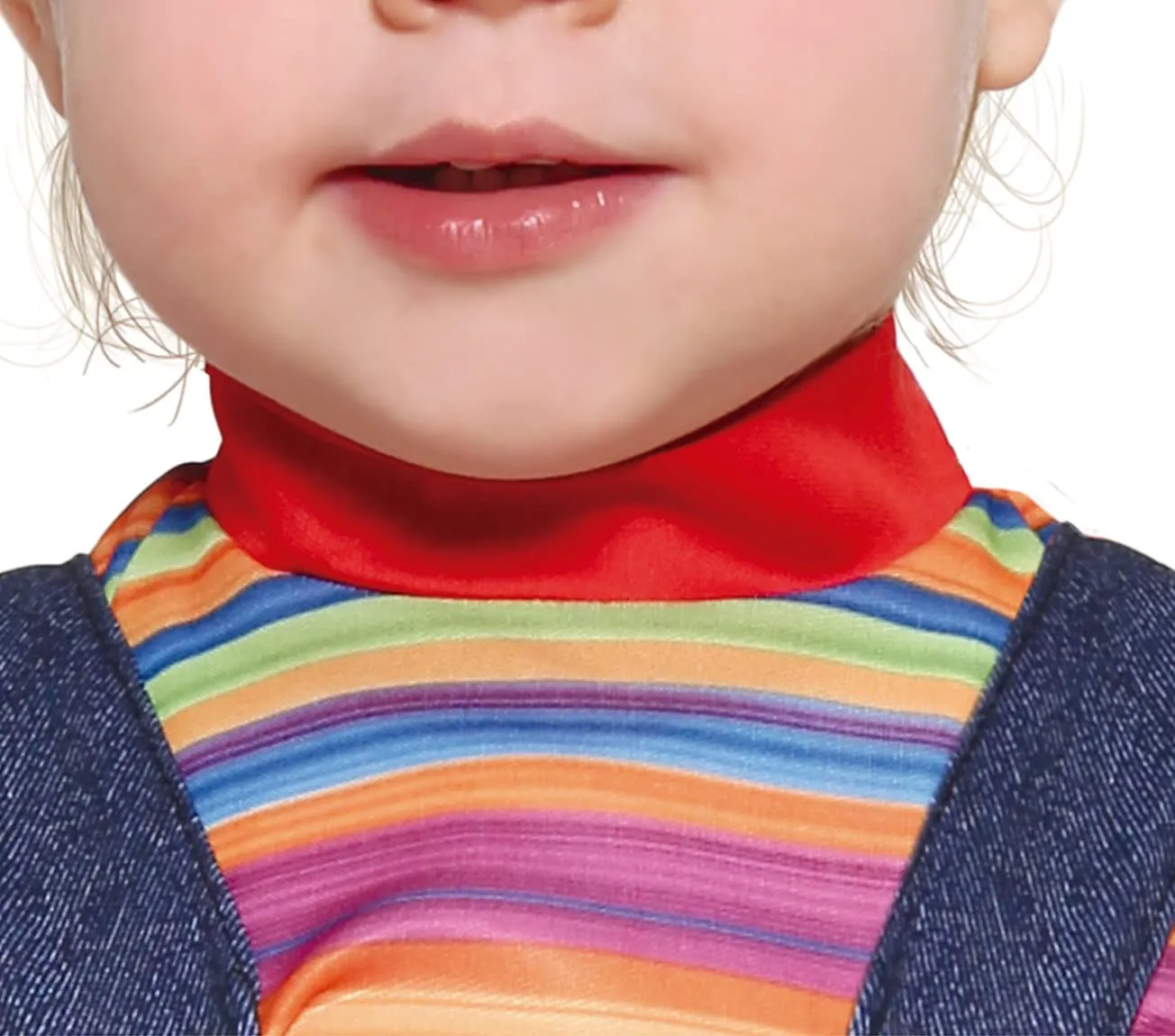 Guirca Bambola Cattiva costume neonato 12-18 mesi righe