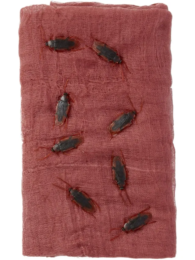 Smiffys Cockroach Kit decorazione Halloween rossa 4,5 m