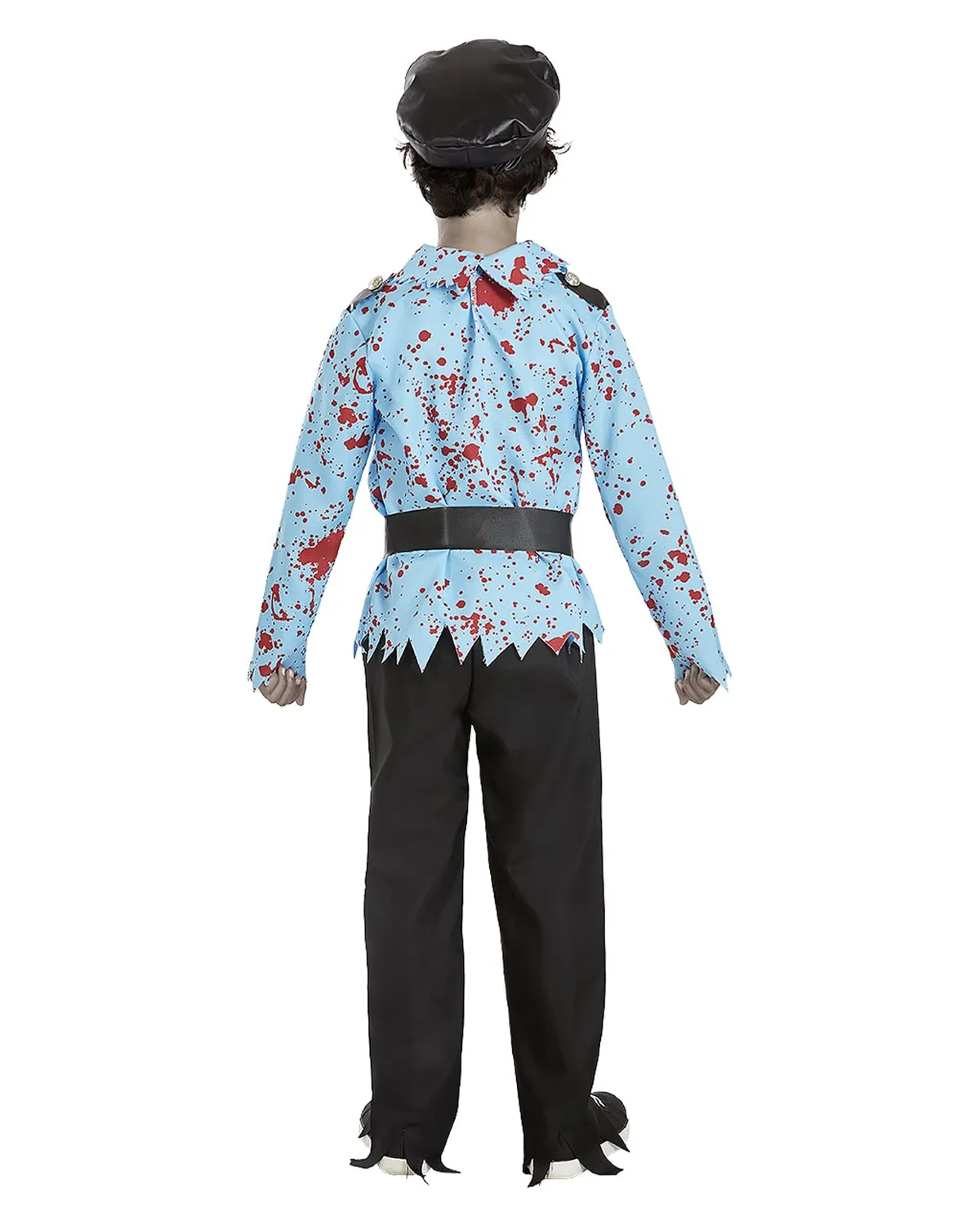 Funidelia Poliziotto Zombie costume bambino 3-4 anni con accessori nero