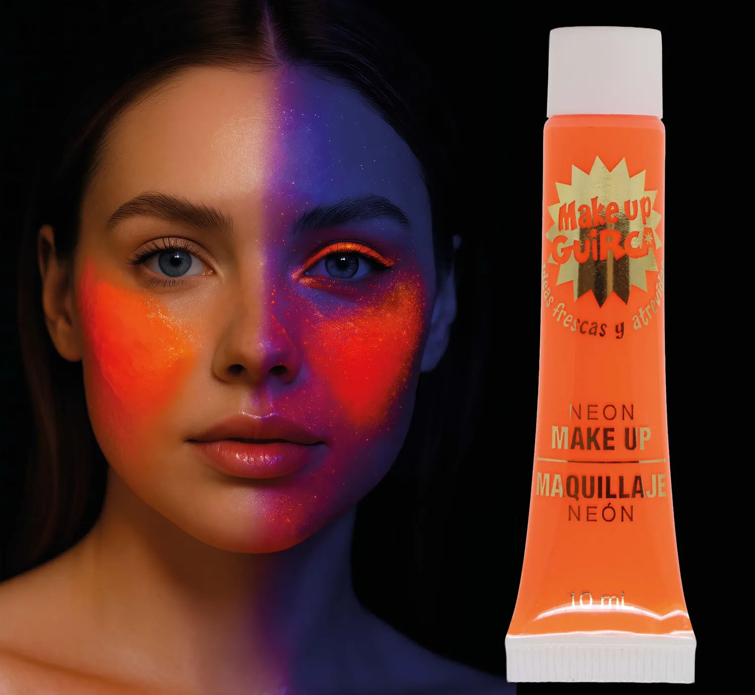 Guirca trucco crema neon viso multicolore 10 ml
