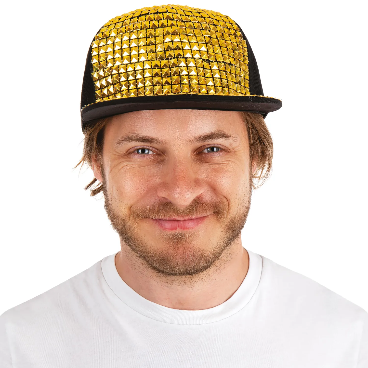 P'tit Clown re66639 cappello bling bling oro