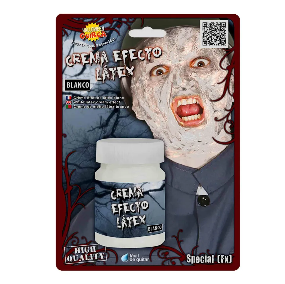 Guirca Crema Bianca Trucco Lattice Halloween