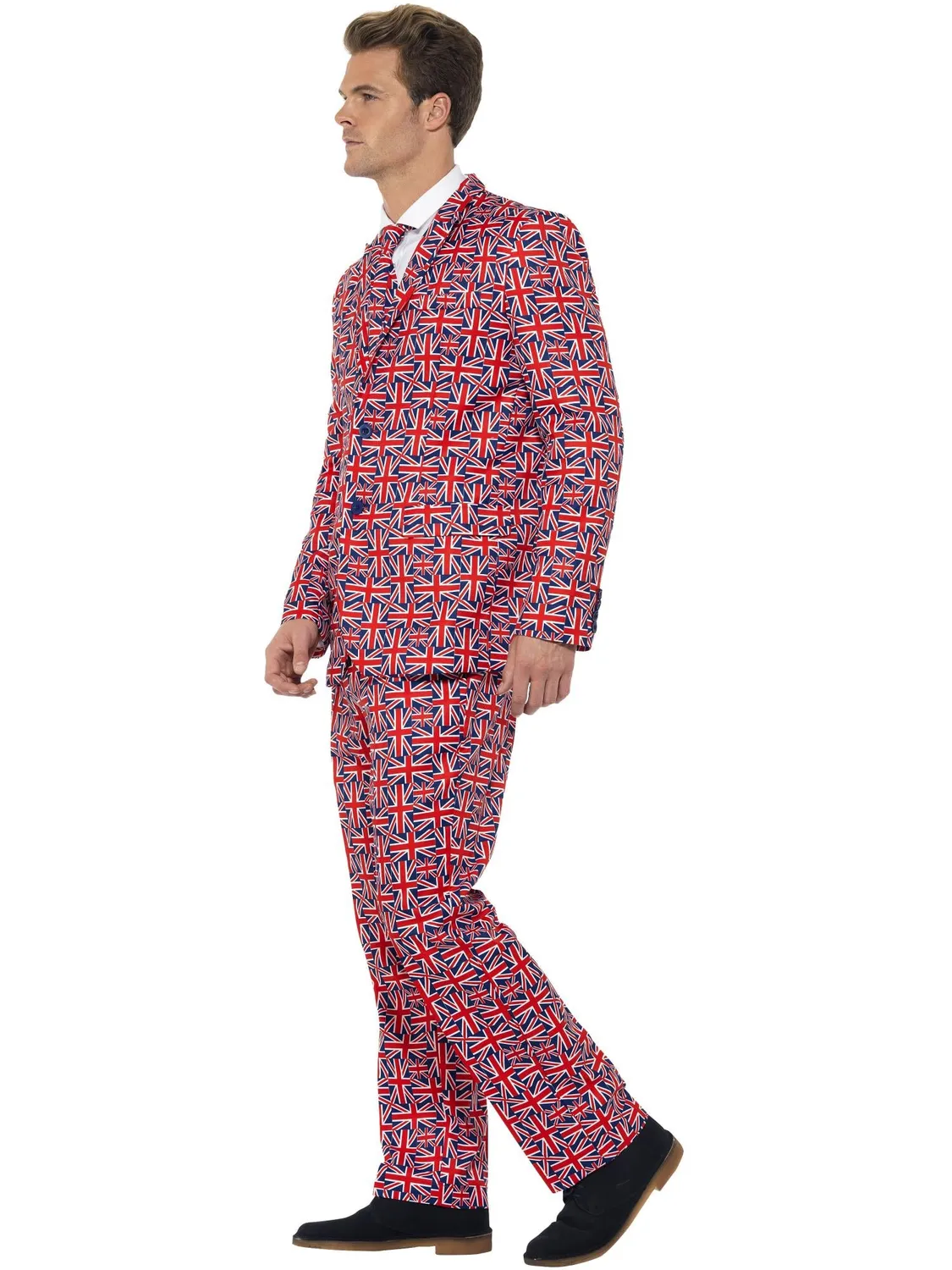 Smiffys Union Jack Stand Out vestito uomo taglia M