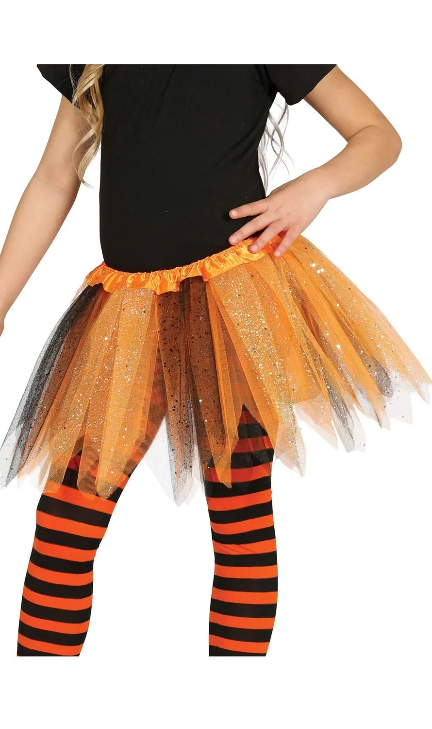 Guirca gonna tutu bianco nero adulto unisex