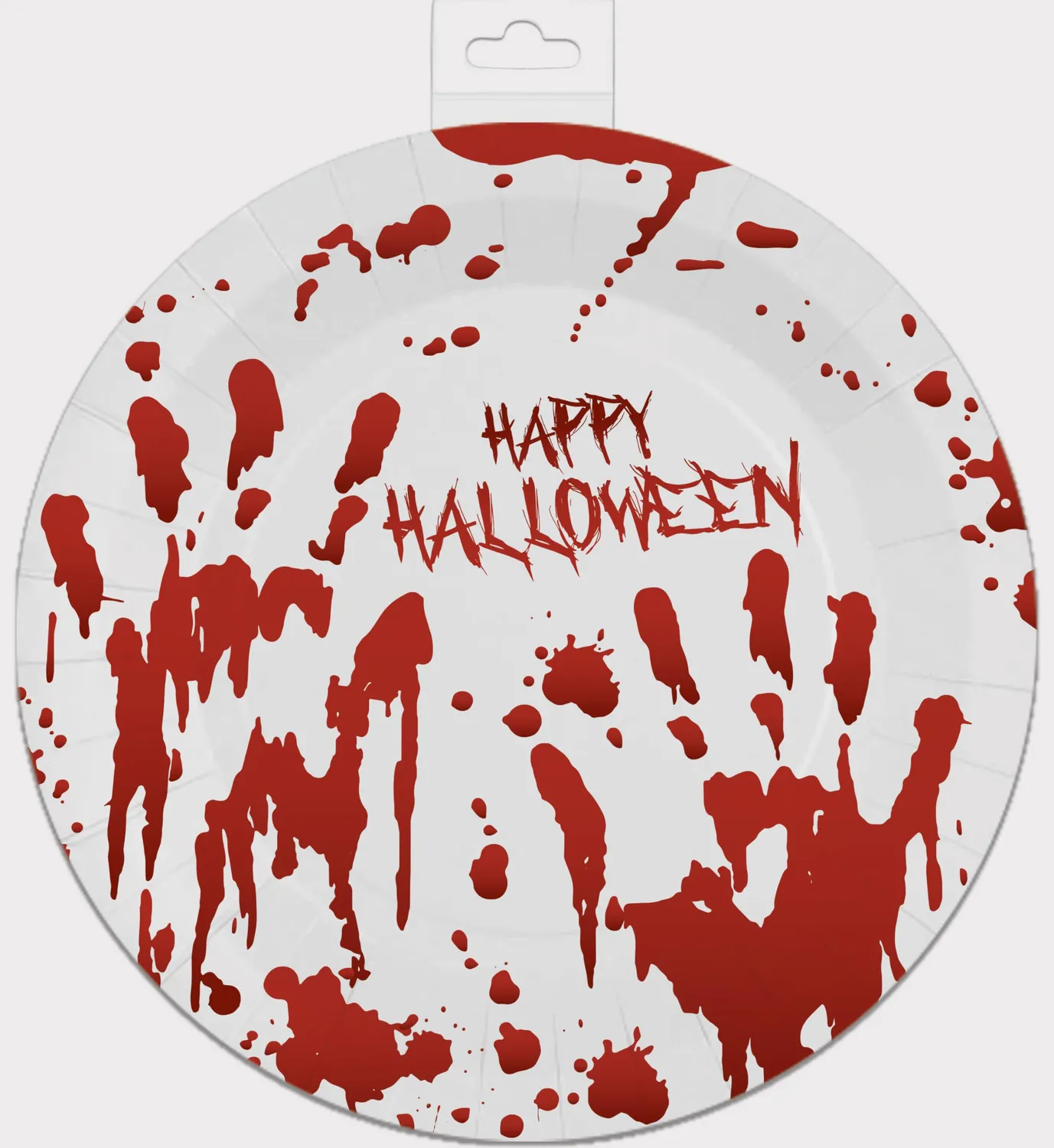 P'tit Clown 23594 piatti Halloween sanguinanti 8 pezzi