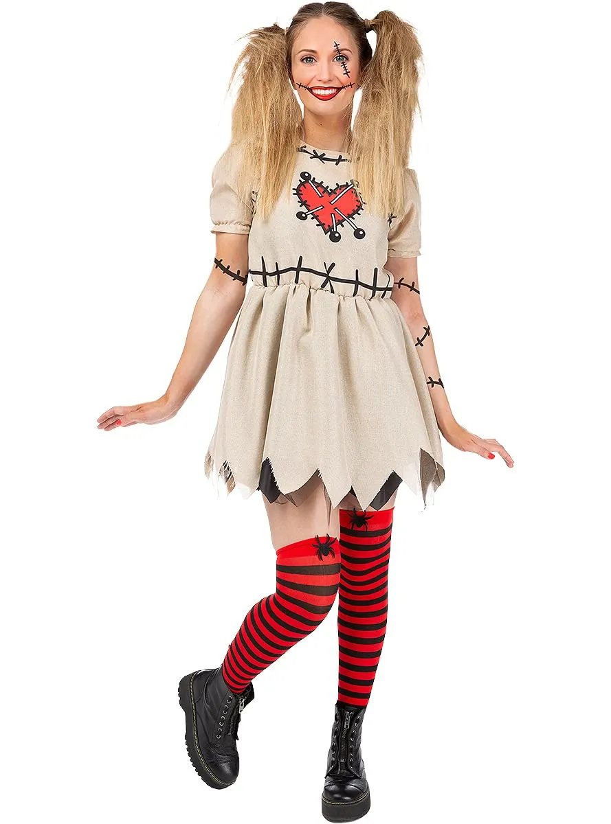 Funidelia Bambola Voodoo costume donna S bianco