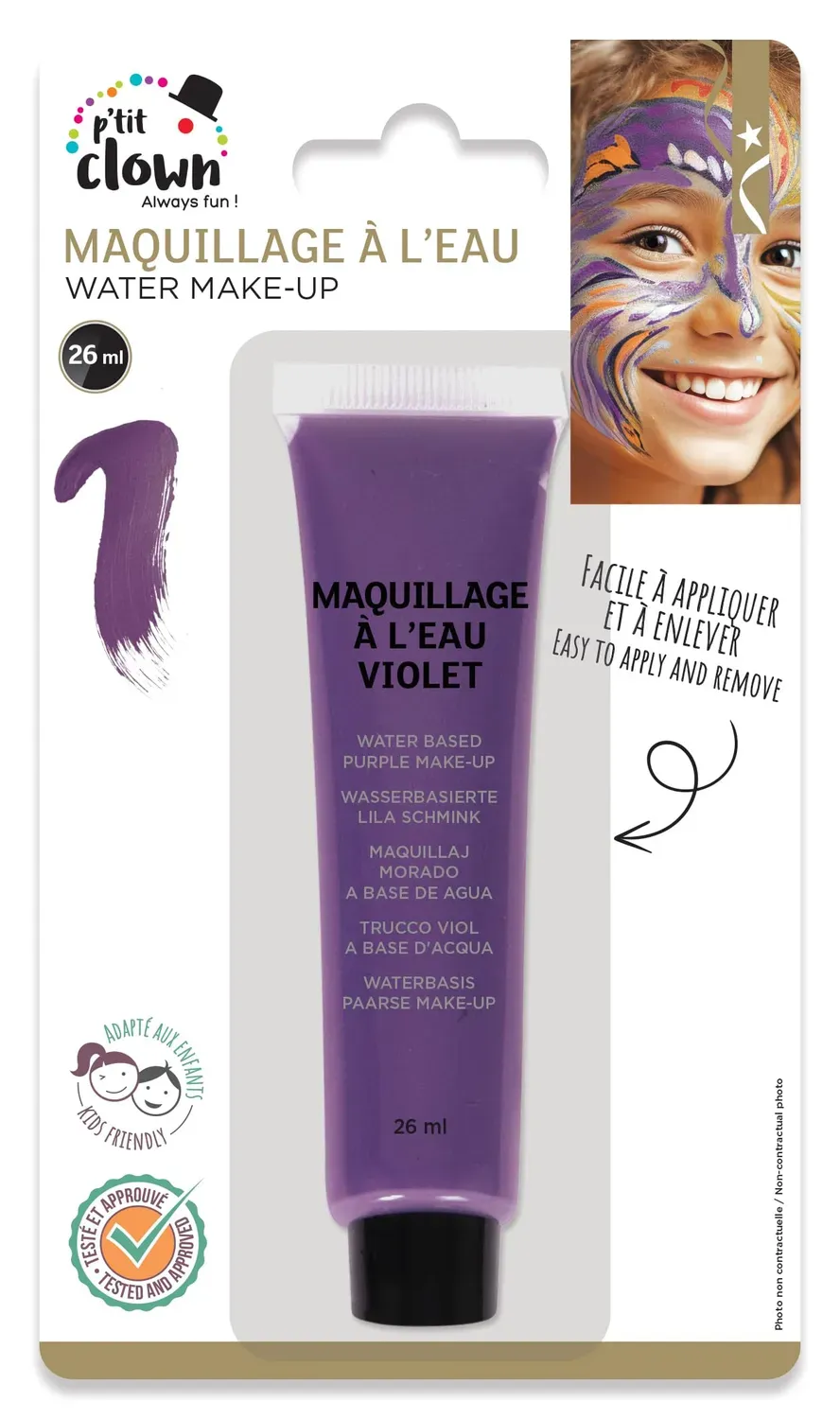 P'tit Clown 24103 ombretto in tubo viola 26 ml