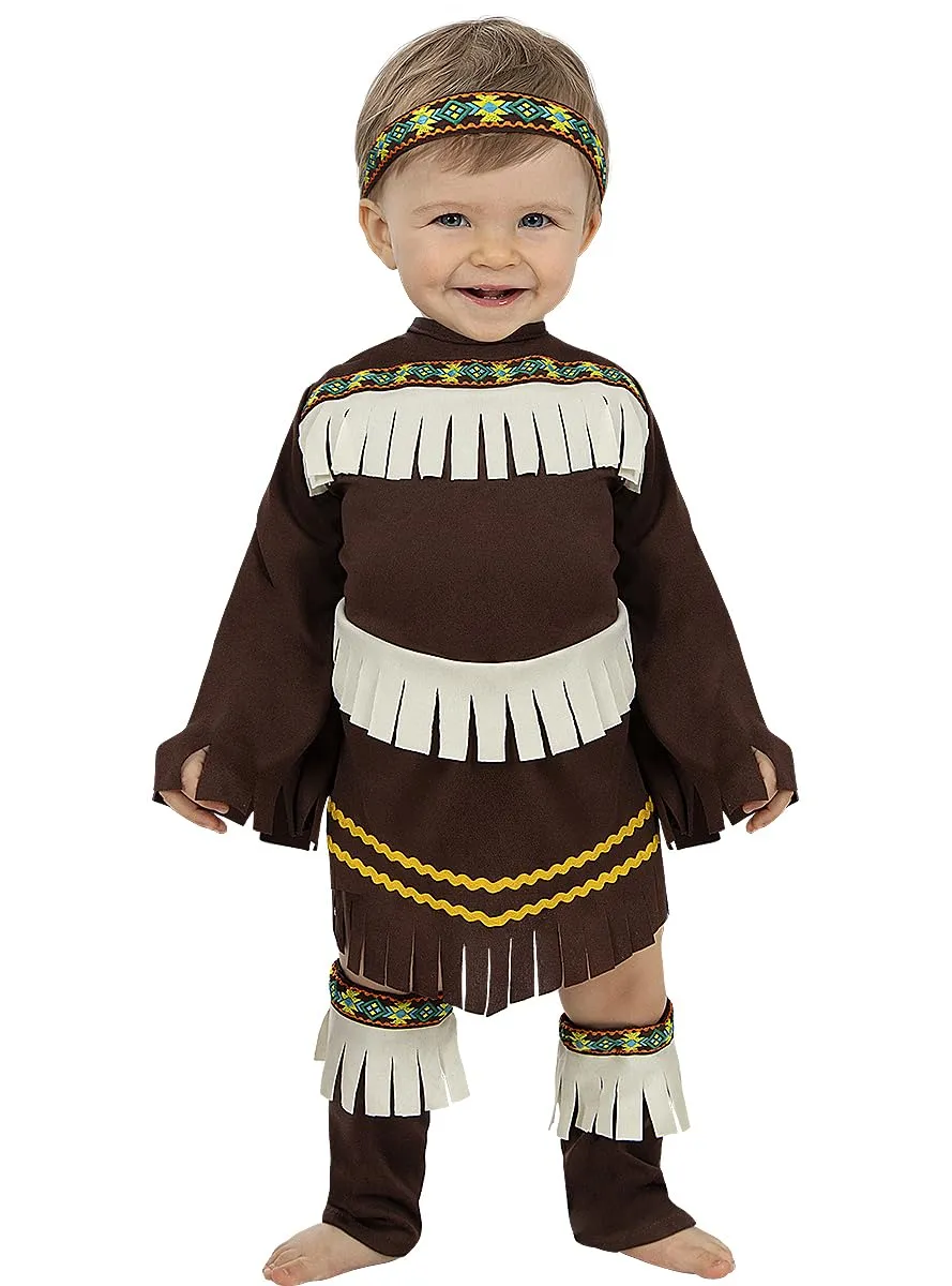 Funidelia Indiano Costume Neonato Marrone carnevale
