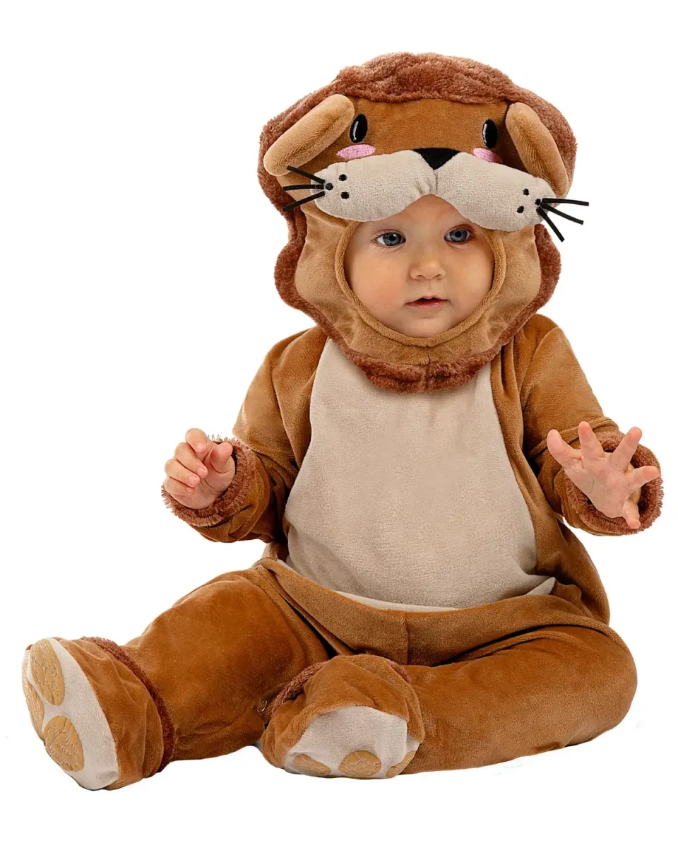 Funidelia Leone costume neonato completo marrone animali