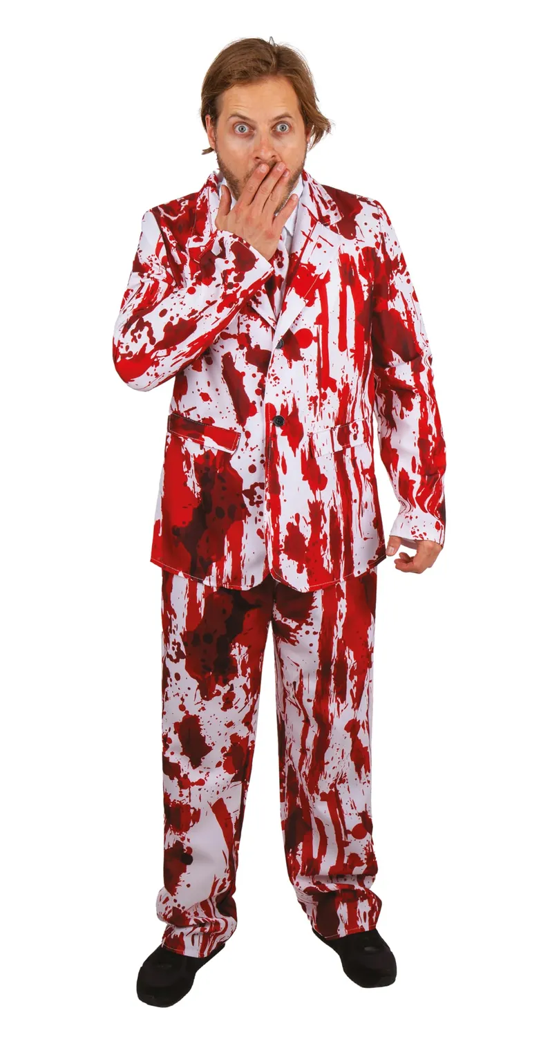 P'tit Clown Sposo Insanguinante costume adulto Halloween sanguinante