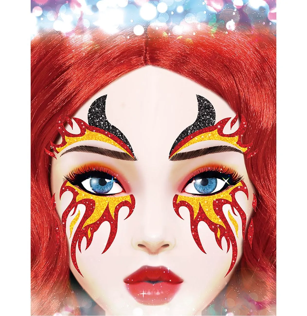 Guirca Fire Glitter trucco viso glitter