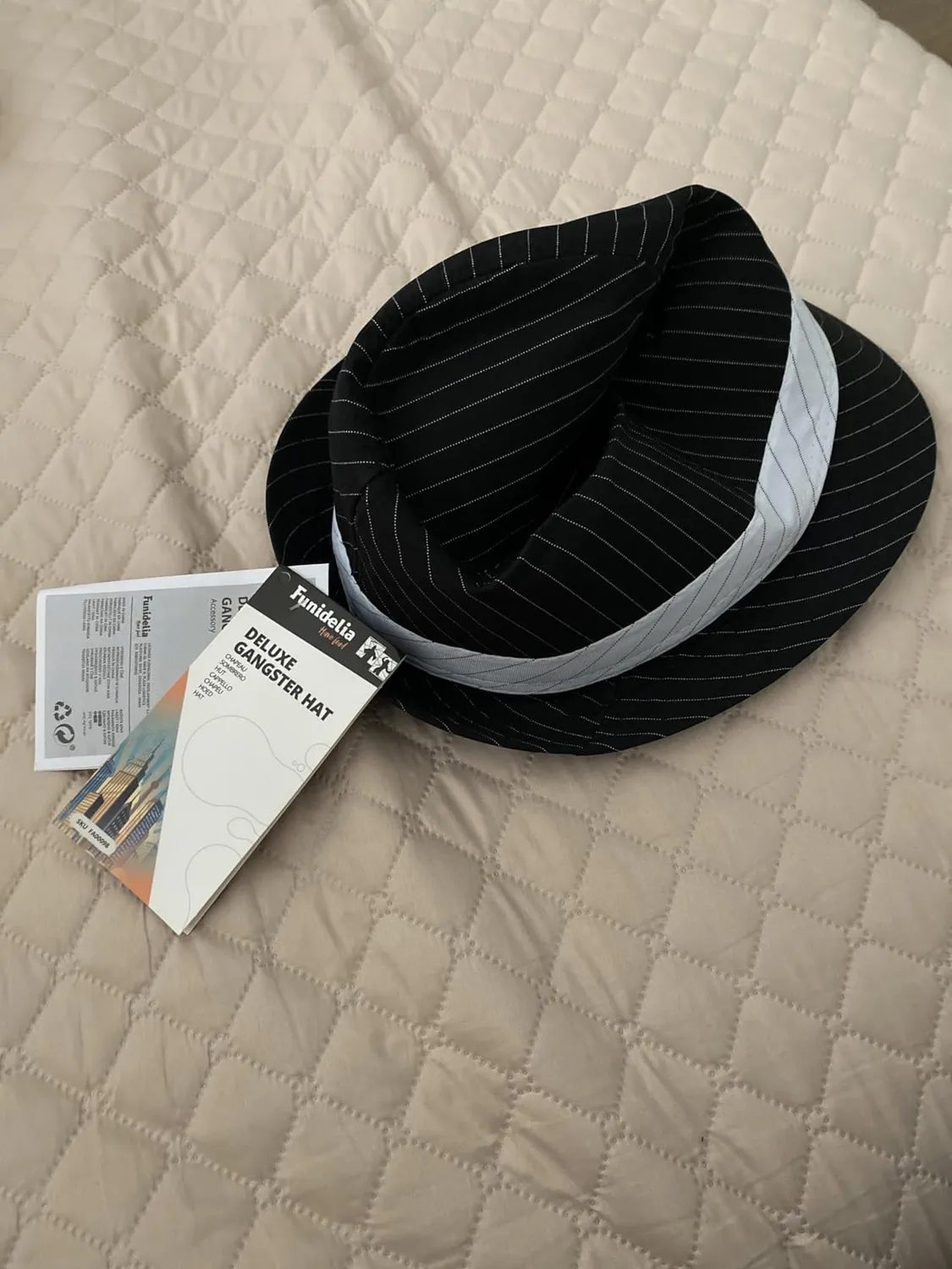 Funidelia Cappello Gangster Deluxe Nero Uomo Anni 20
