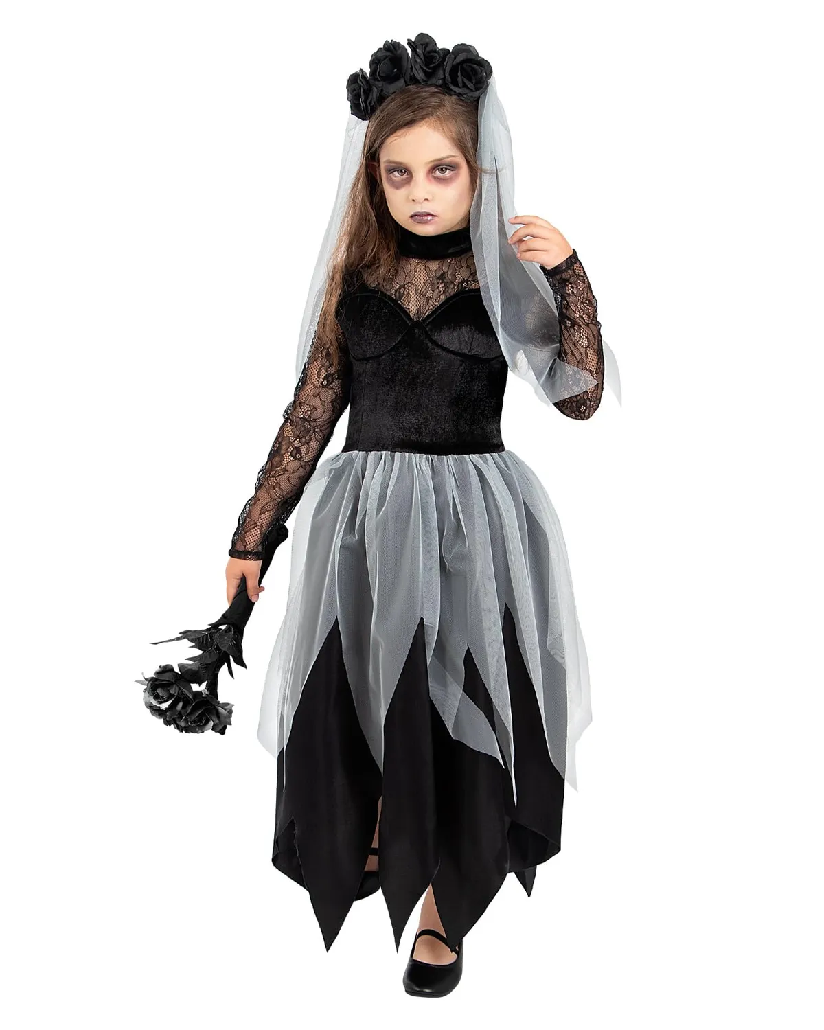 Funidelia Sposa Fantasma costume bambina 7-9 anni halloween
