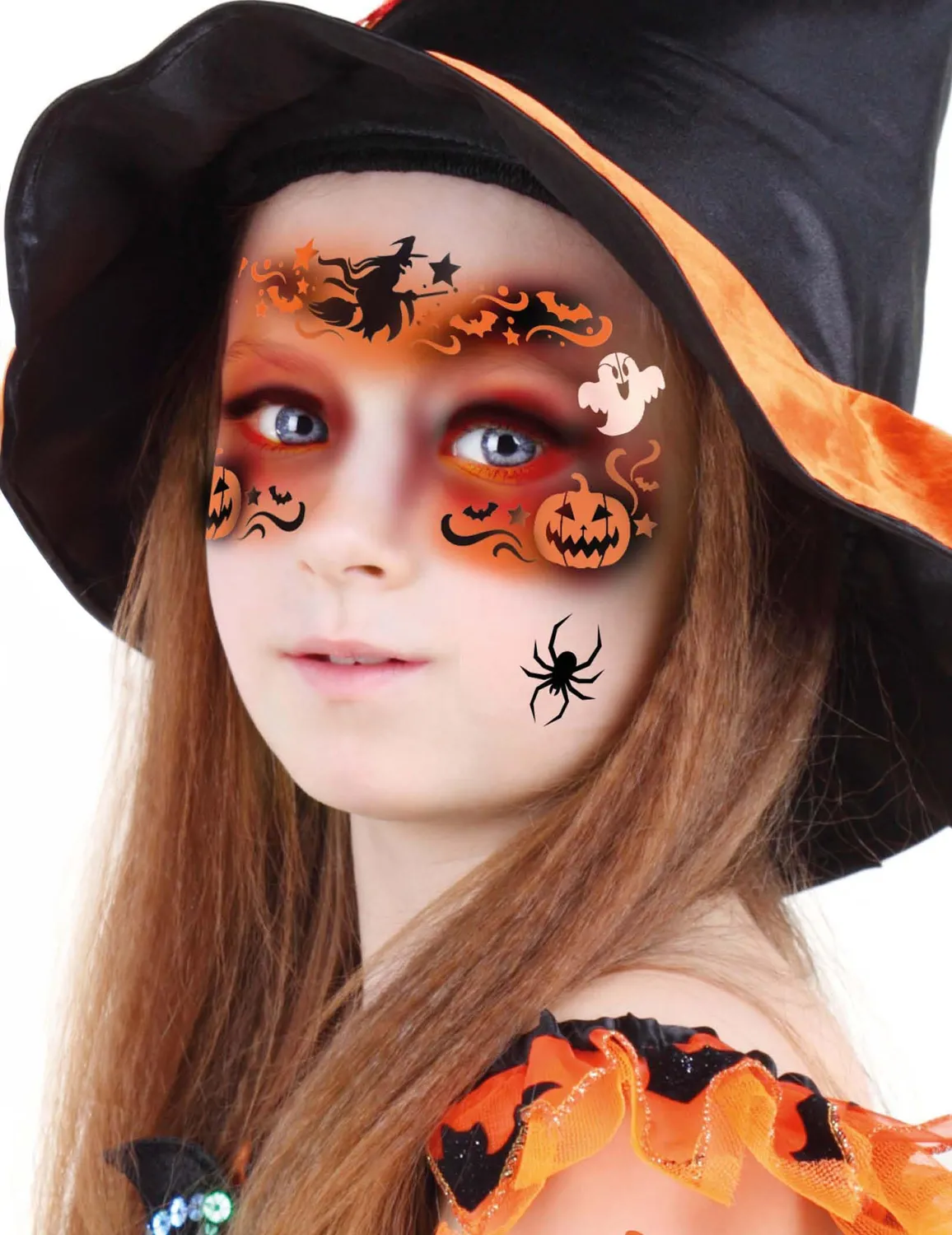 Fiestas Guirca Stencil Trucco Bambini Fucsia per Feste