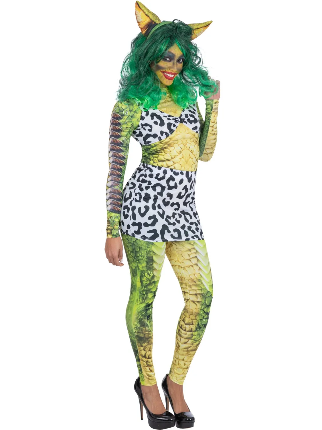 Smiffys Gremlins 2 Costume Greta Donna con orecchie