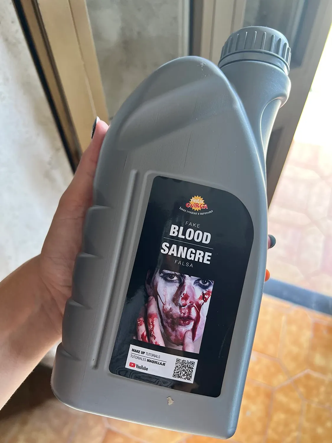Guirca Sangue Finto Liquido 1 L per Oggetti Halloween