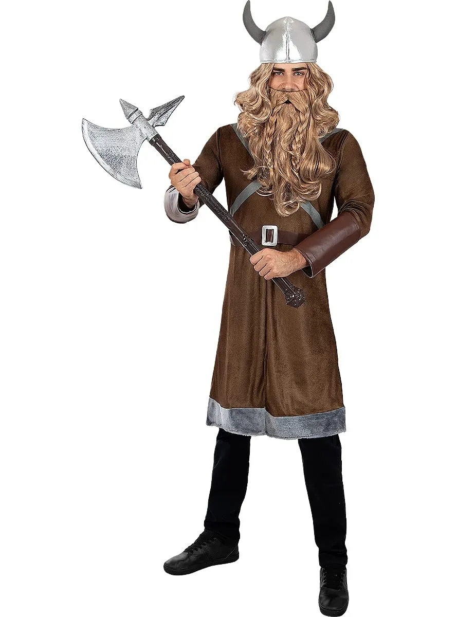 Funidelia Vichingo costume uomo S marrone