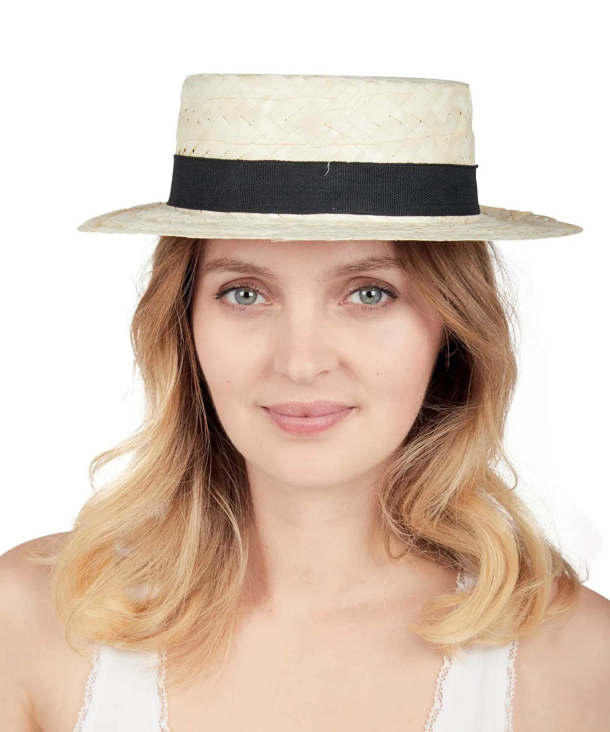 P'tit Clown 27010 Cappello Paglia Gondoliere Beige