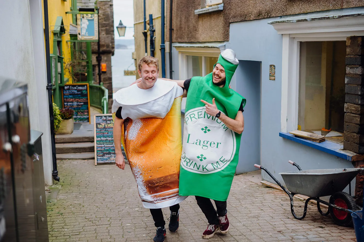 Bodysocks Bottiglia di Birra Costume Adulti Taglia Unica per Halloween