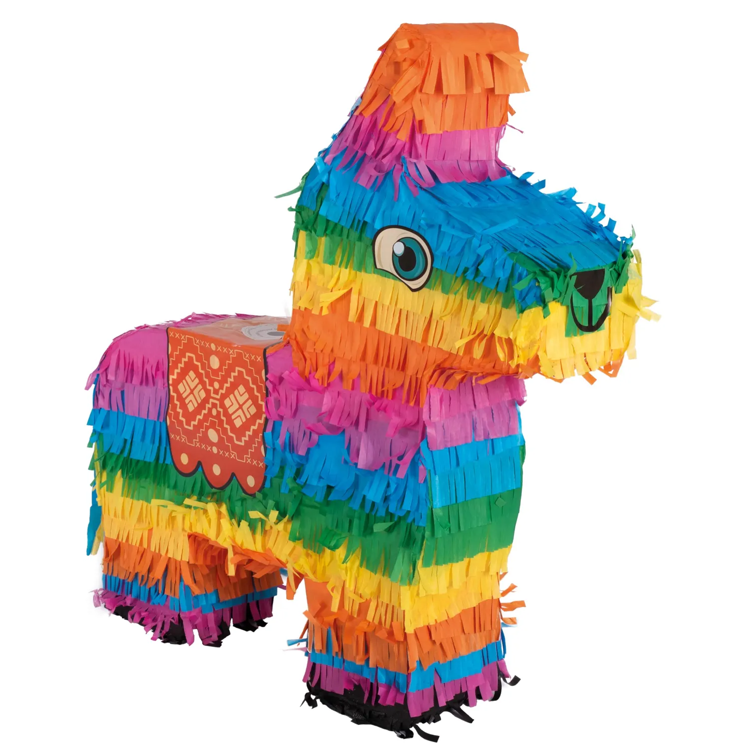 P'tit Clown 23197 piñata asino arcobaleno 44x39x9 cm vuota