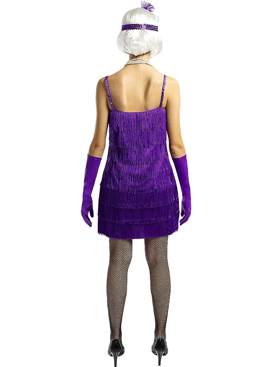 Funidelia Charleston anni 20 costume donna viola taglia S