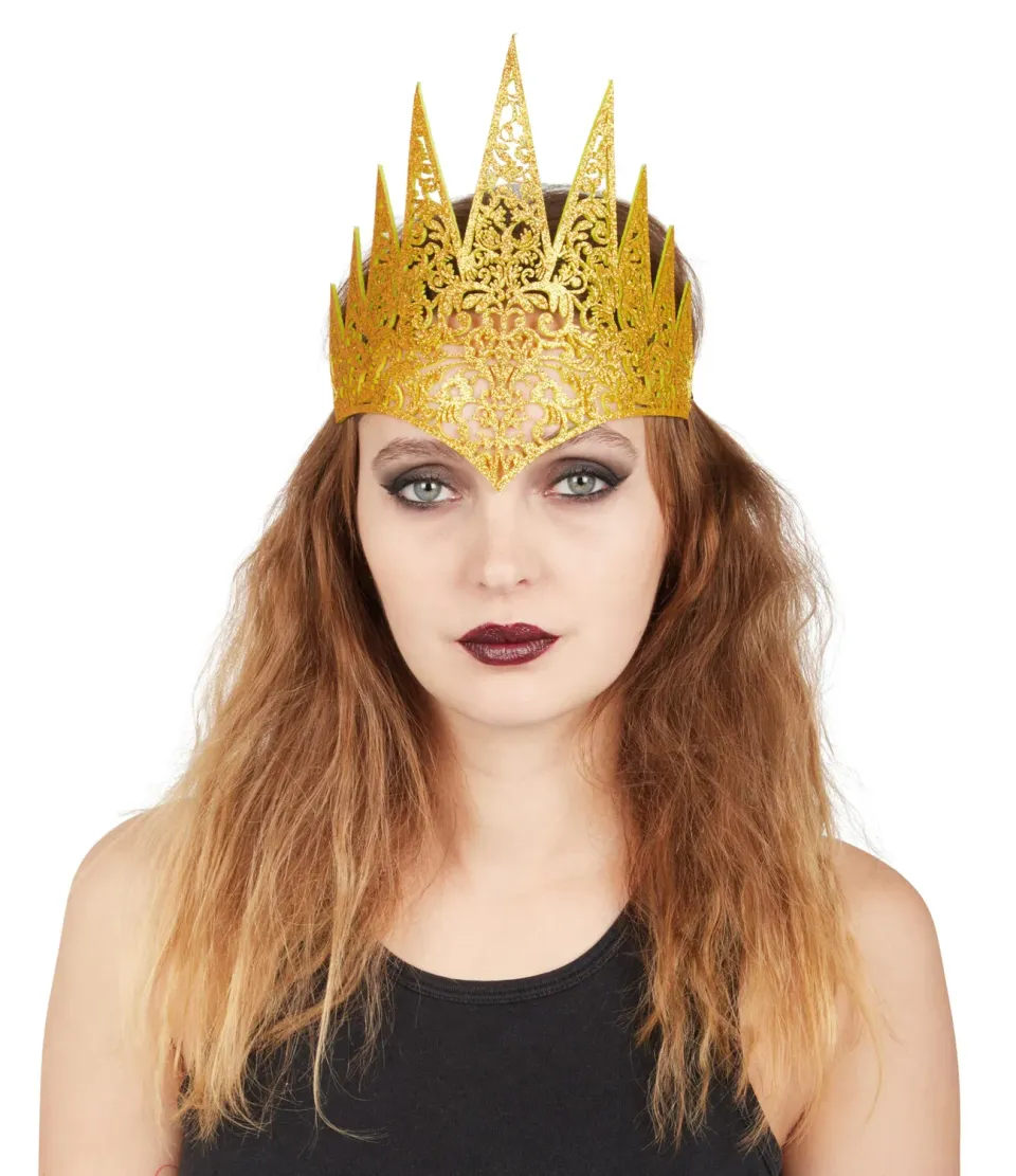 P'tit Clown re22178 corona regina malvagia oro glitter