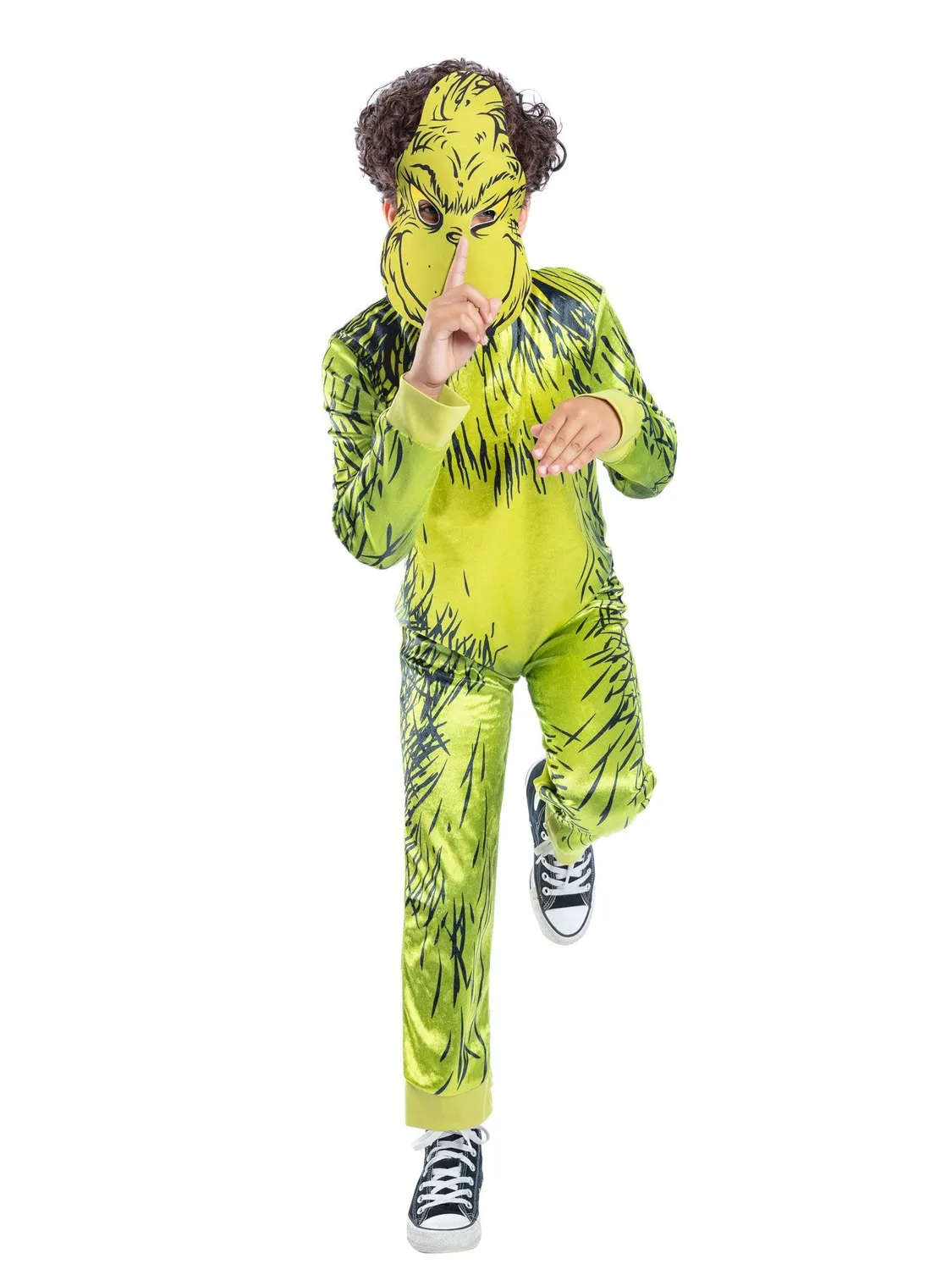 Smiffys Grinch costume bambino Medium 7-9 anni verde ufficiale